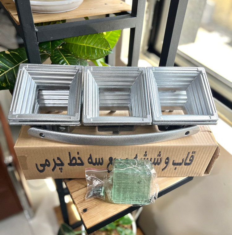قاب شیشه درب لولایی آسانسور